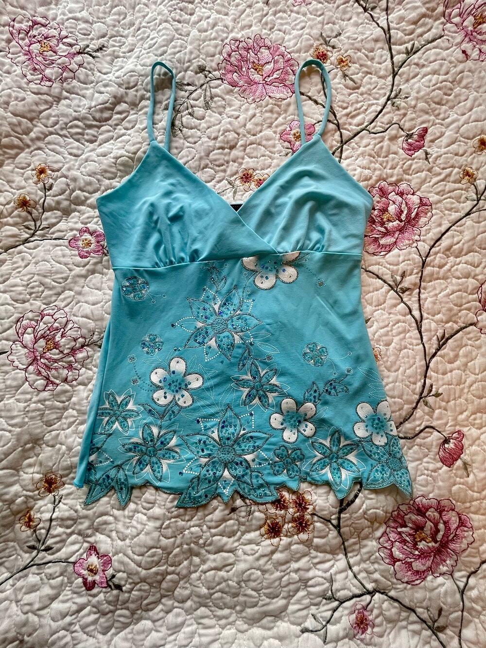 paper tag true vintage fairy core top